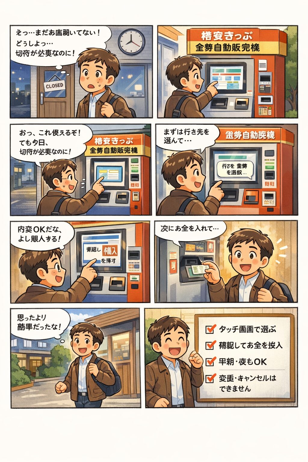 自販機説明マンガ