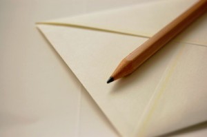 手紙と鉛筆